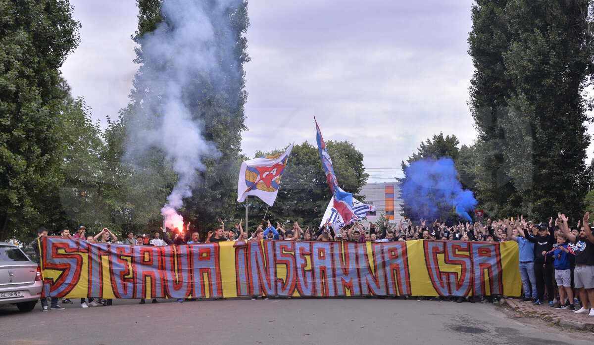 VIDEO + FOTO Primul antrenament pentru Steaua! Sute de fani au venit în Ghencea pentru a susține echipa