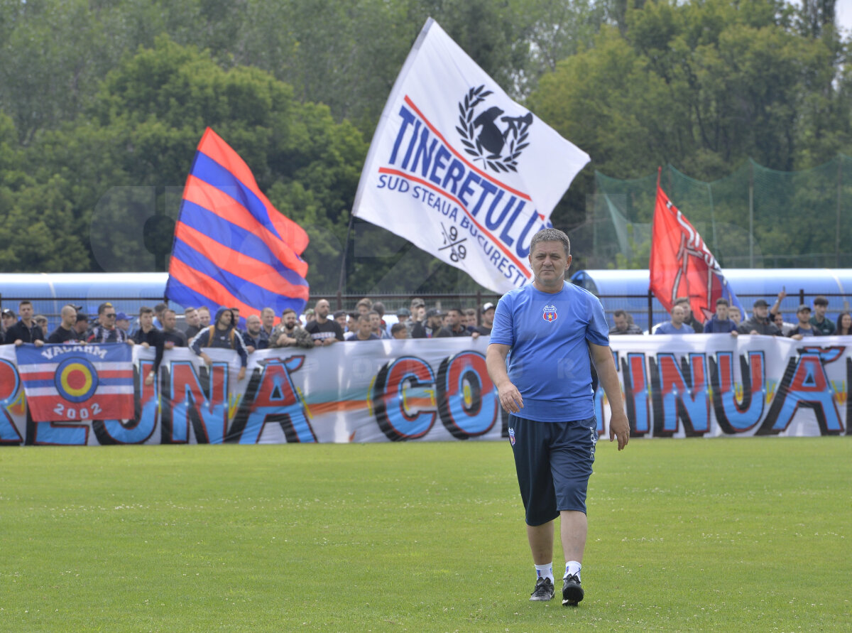 VIDEO + FOTO Primul antrenament pentru Steaua! Sute de fani au venit în Ghencea pentru a susține echipa