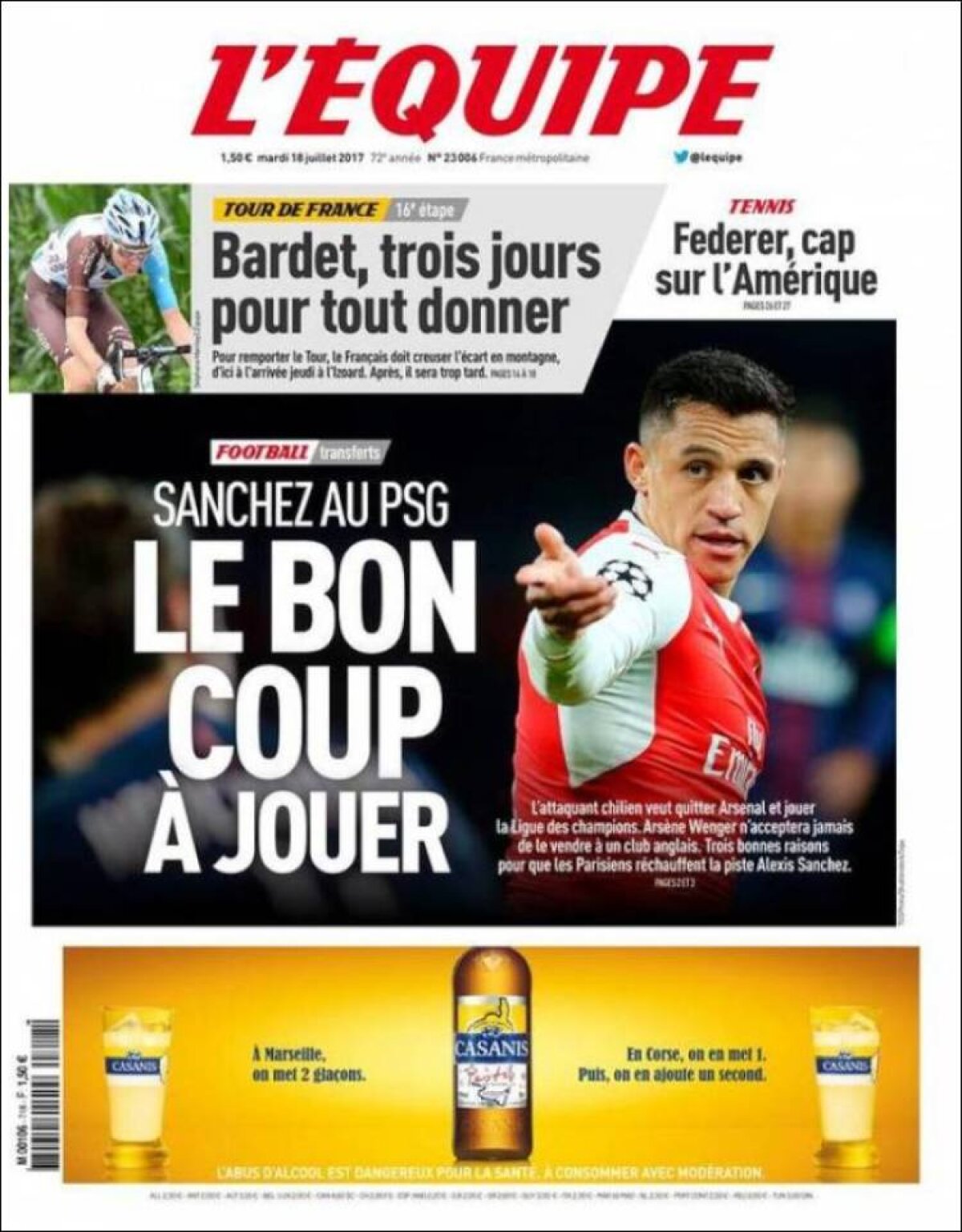 Ce scriu azi ziarele de sport din lume (18 iulie 2017)