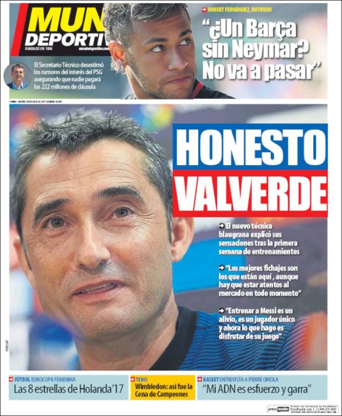 Ce scriu azi ziarele de sport din lume (18 iulie 2017)