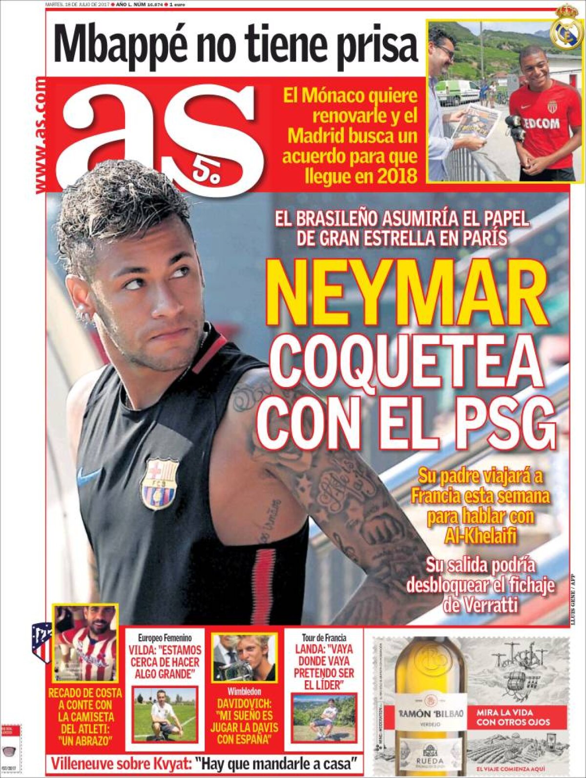 Ce scriu azi ziarele de sport din lume (18 iulie 2017)