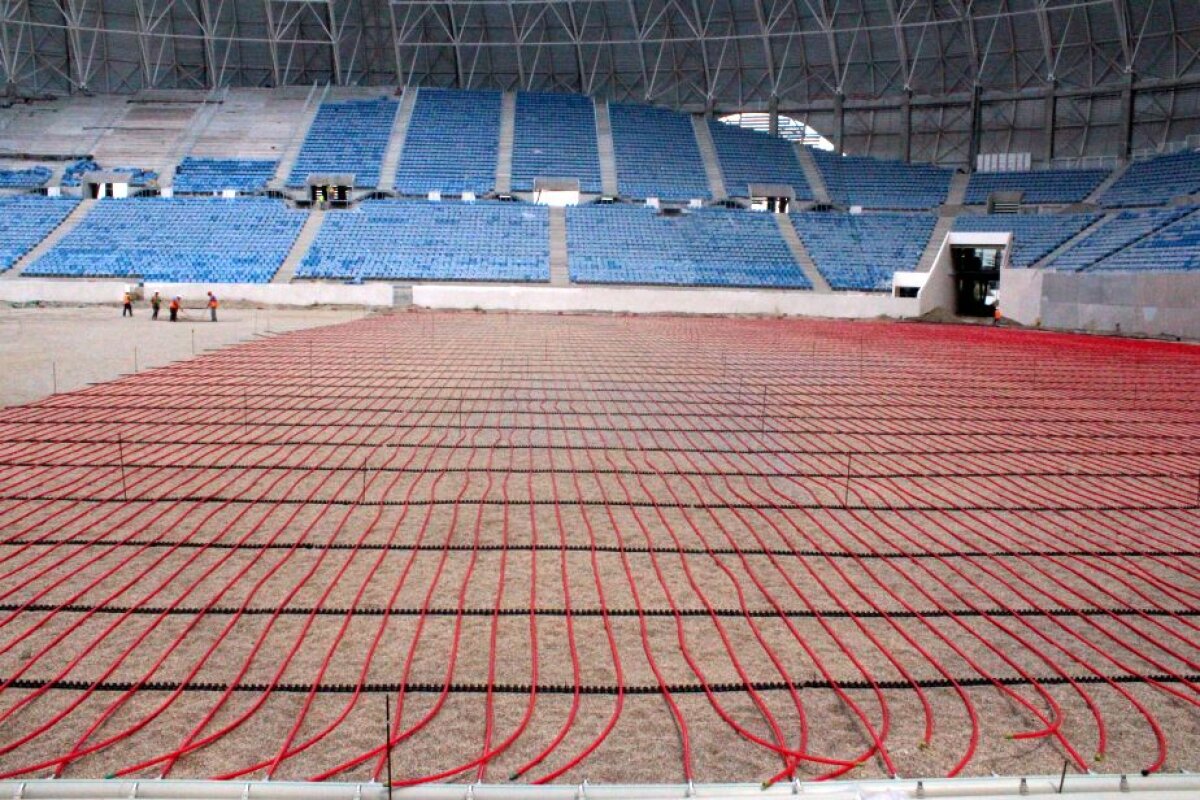 GALERIE FOTO Imagini impresionante cu stadionul din Craiova » Când va fi pus gazonul și când va fi gata arena