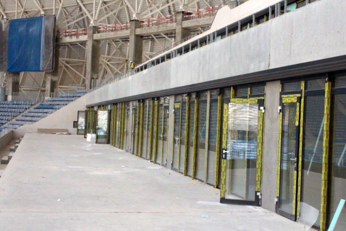 GALERIE FOTO Imagini impresionante cu stadionul din Craiova » Când va fi pus gazonul și când va fi gata arena