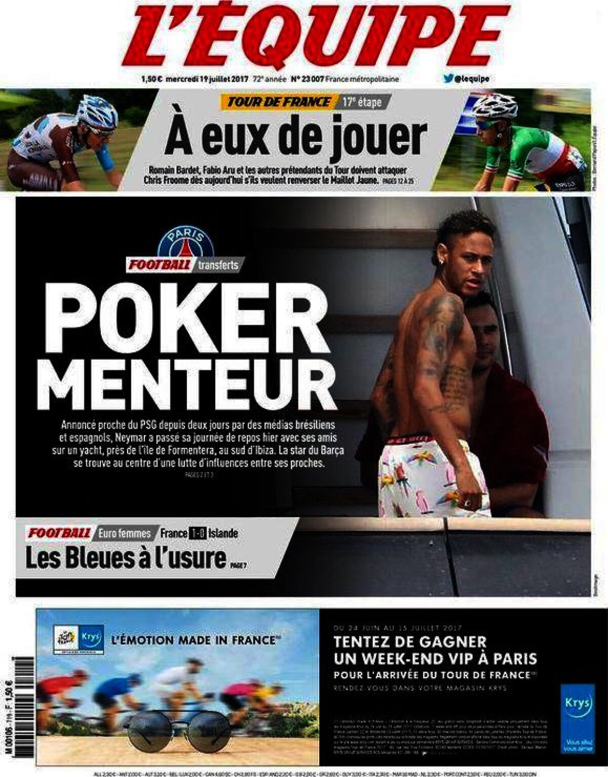 Ce scriu azi ziarele de sport din lume (19 iulie 2017)