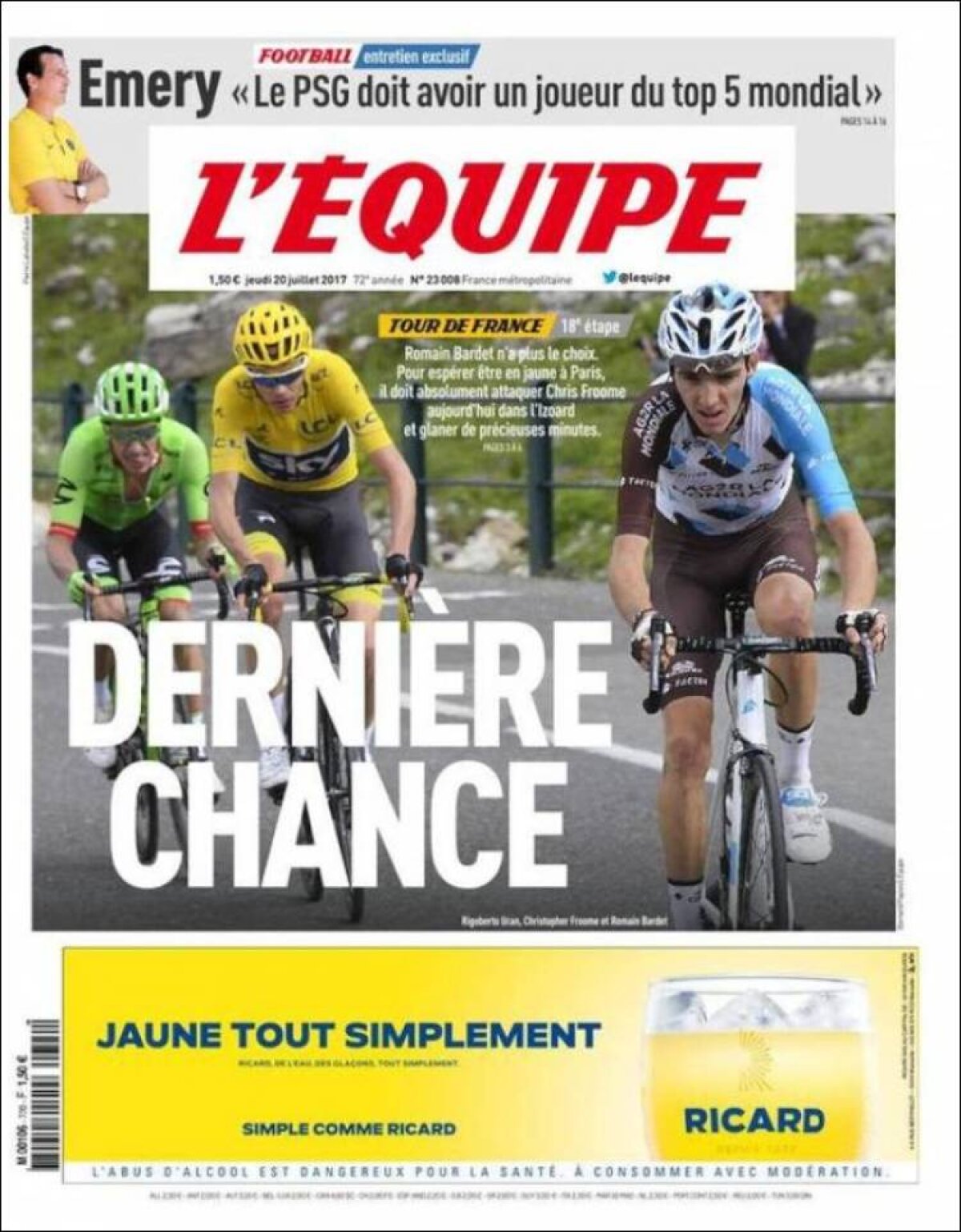 Ce scriu azi ziarele de sport din lume (20 iulie 2017)