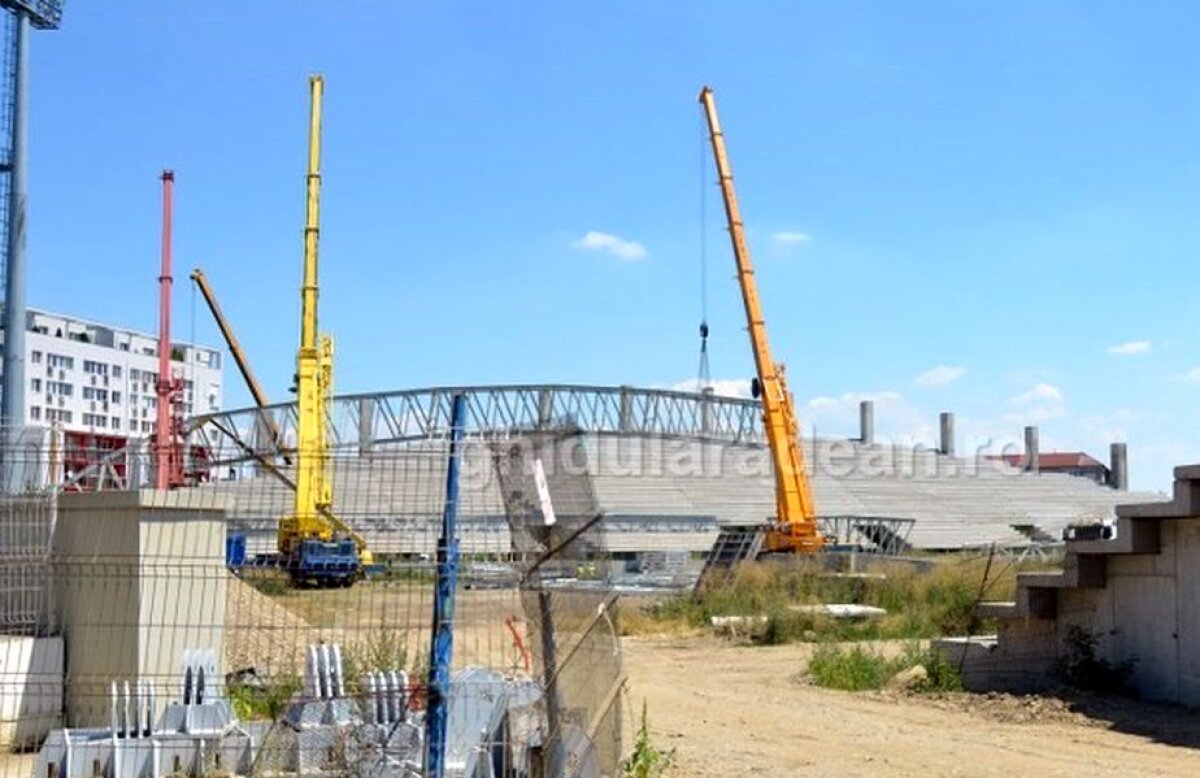 GALERIE FOTO Continuă lucrările la o nouă arenă din România » Va fi o premieră la nivel național