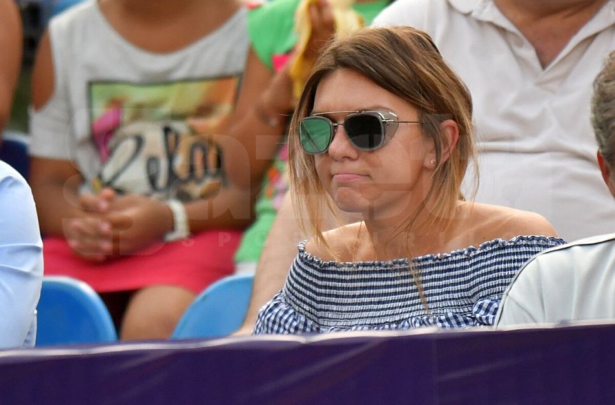 FOTO Simona Halep și-a urmărit conaționalele din tribunele BRD Bucharest Open: ”Sunt dornică să joc din nou!”
