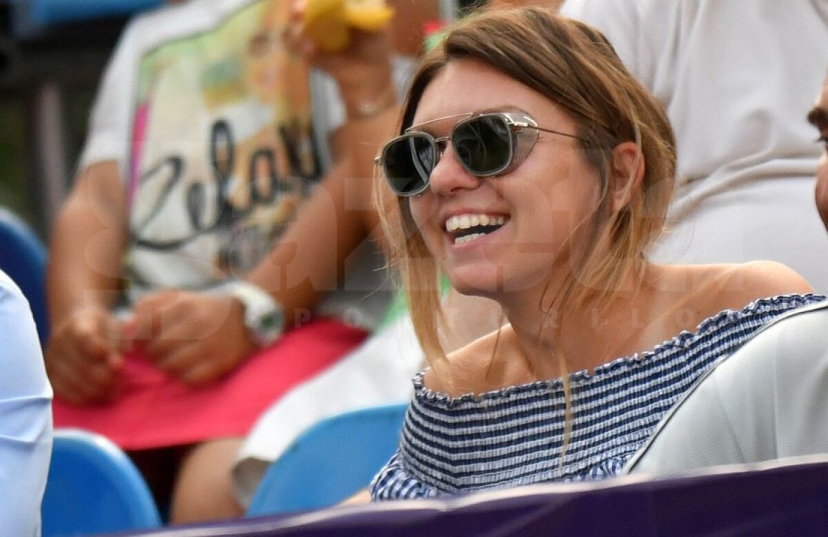 FOTO Simona Halep și-a urmărit conaționalele din tribunele BRD Bucharest Open: ”Sunt dornică să joc din nou!”
