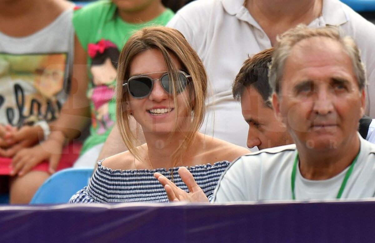 FOTO Simona Halep și-a urmărit conaționalele din tribunele BRD Bucharest Open: ”Sunt dornică să joc din nou!”