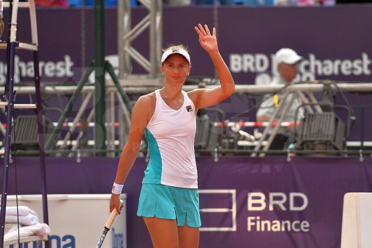 FOTO Ritmul bun de acasă » Irina Begu este în sferturile de finală de la BRD Bucharest Open