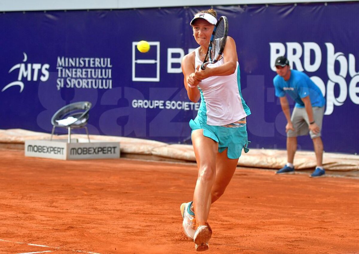 FOTO Ritmul bun de acasă » Irina Begu este în sferturile de finală de la BRD Bucharest Open