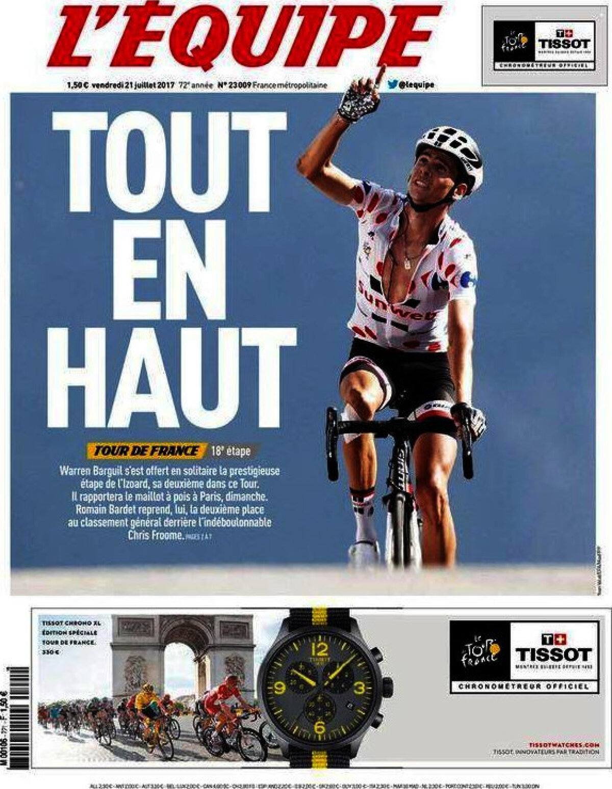 Ce scriu azi ziarele de sport din lume (21 iulie 2017)