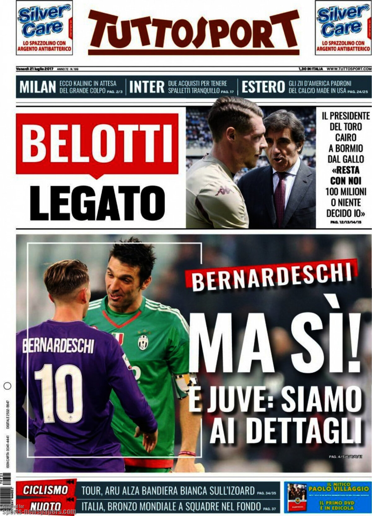 Ce scriu azi ziarele de sport din lume (21 iulie 2017)