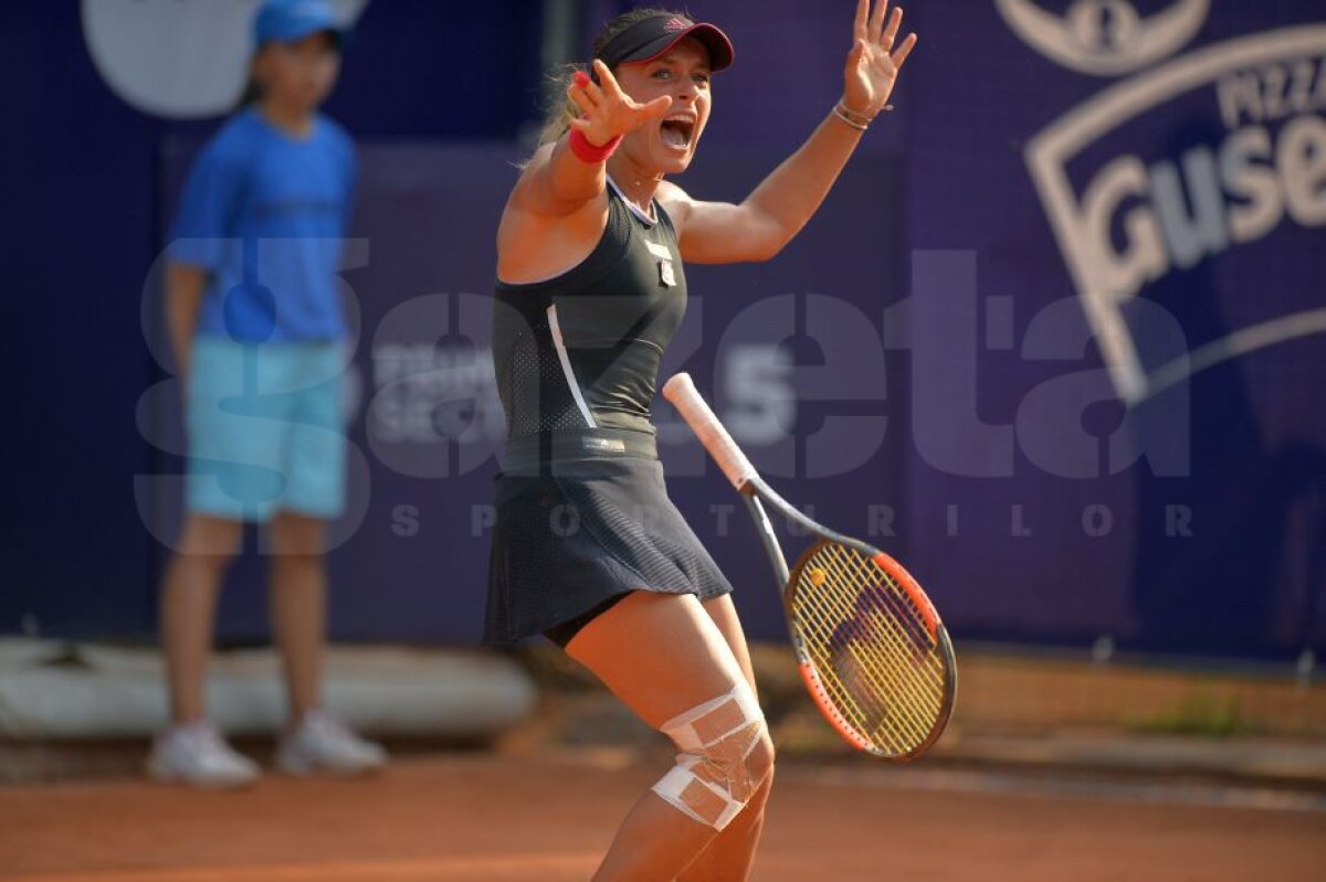 FOTO Victorie uriașă pentru Ana Bogdan în "sferturile" de la București! A învins principala favorită și își așteaptă adversara din semifinale 