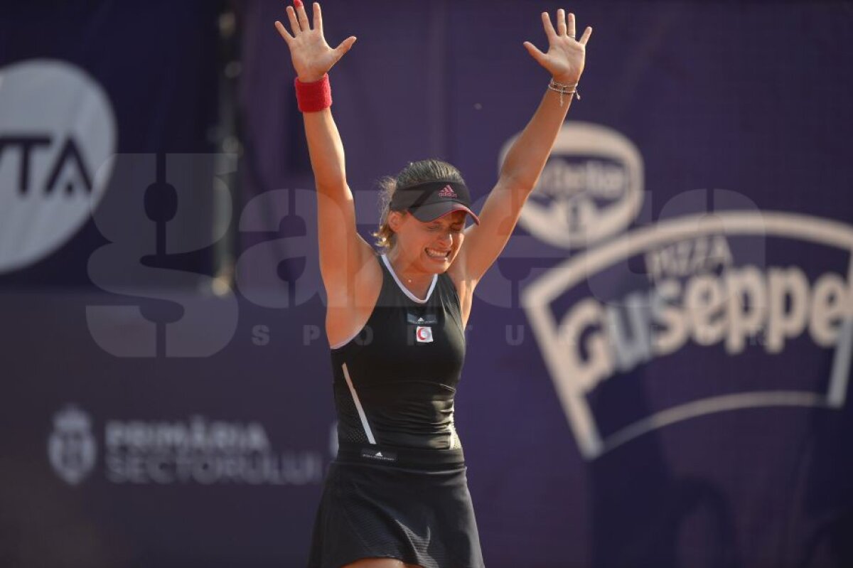 FOTO Victorie uriașă pentru Ana Bogdan în "sferturile" de la București! A învins principala favorită și își așteaptă adversara din semifinale 