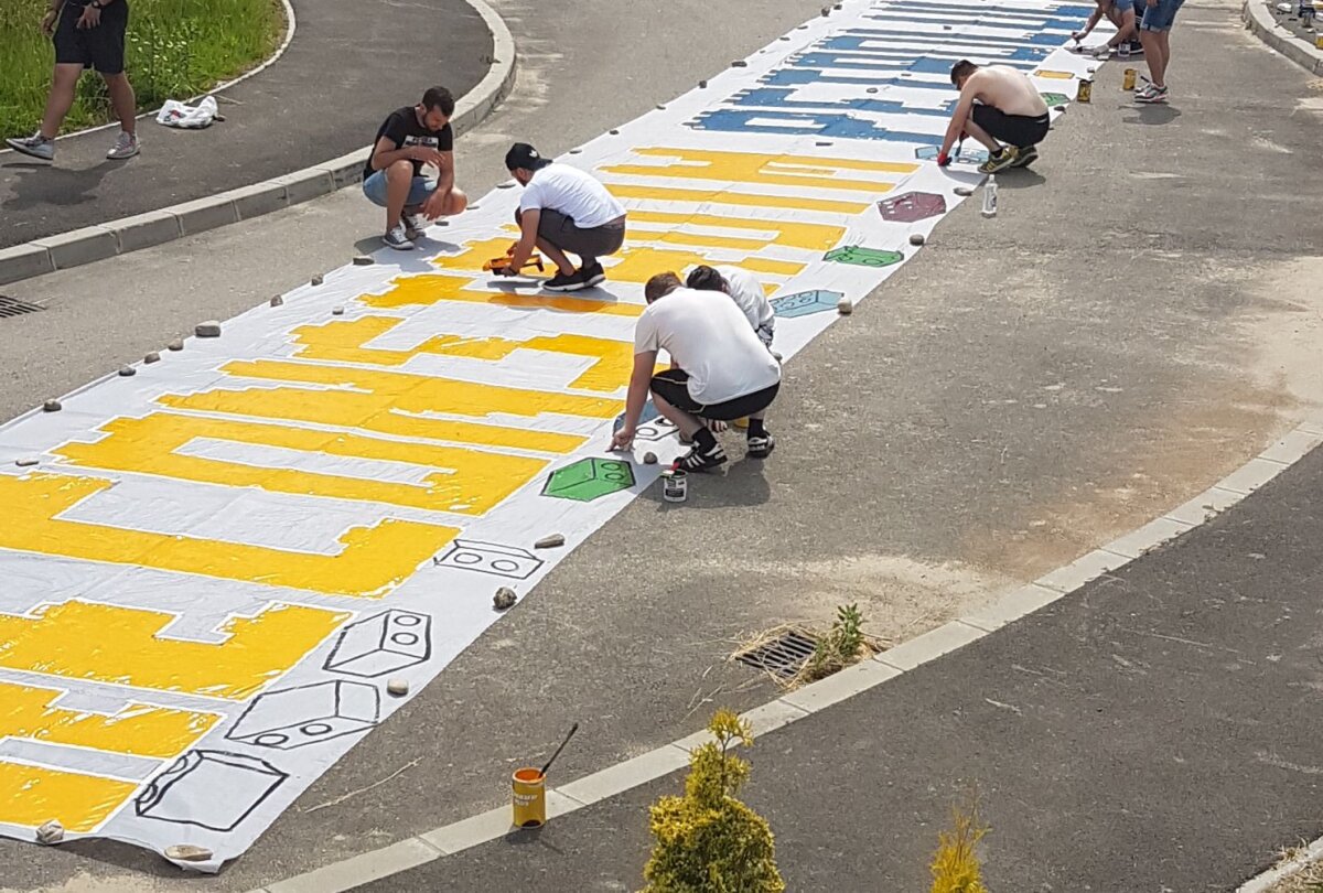 FOTO Povestea unei scenografii memorabile » Artizanii show-ului grandios de la promovarea Petrolului în L3 dezvăluie cum se construiește și cât costă o reprezentație de excepție a tribunelor