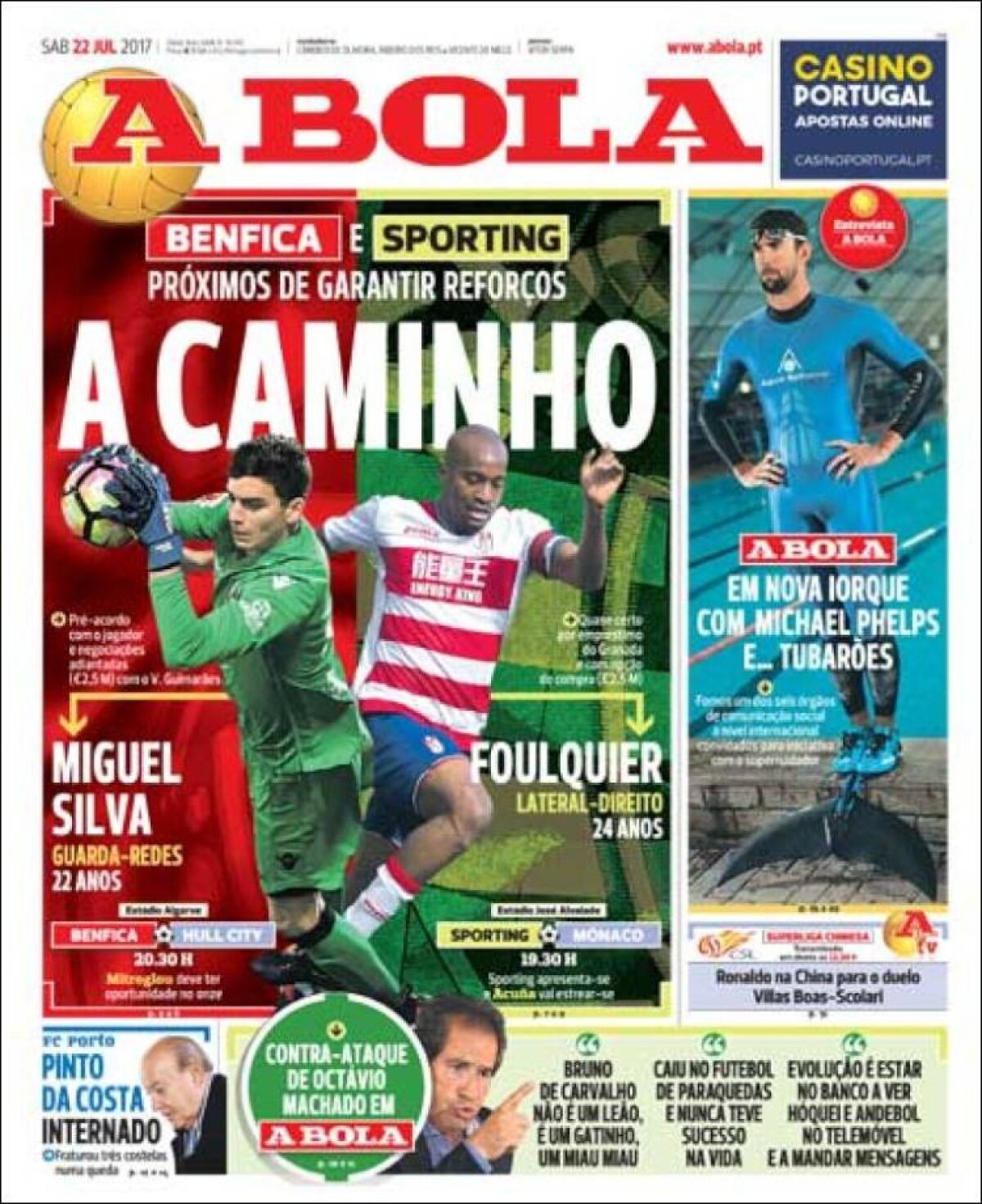 Ce scriu azi ziarele de sport din lume (22 iulie 2017)