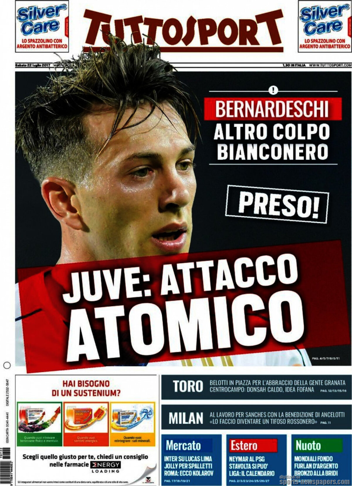 Ce scriu azi ziarele de sport din lume (22 iulie 2017)