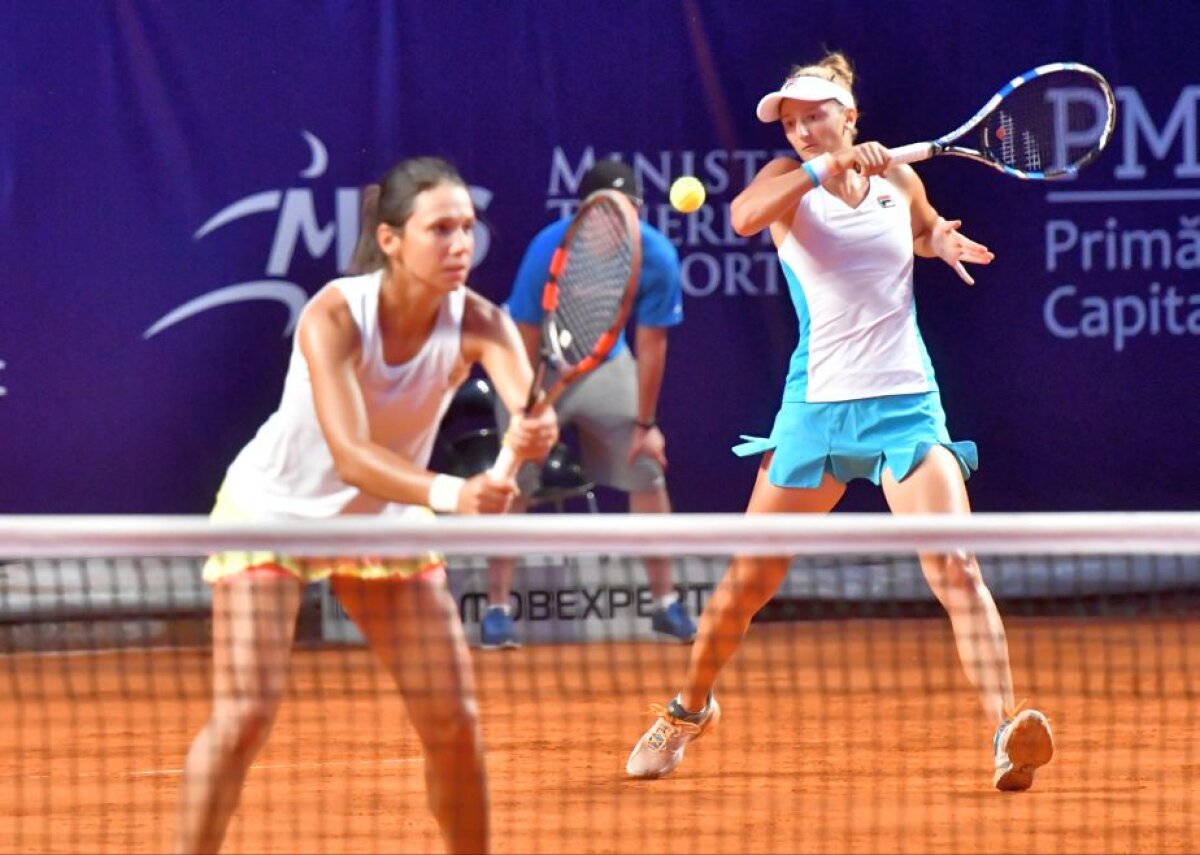 FOTO Begu şi Olaru s-au calificat în finala de dublu a BRD Bucharest Open » Premieră pentru Irina
