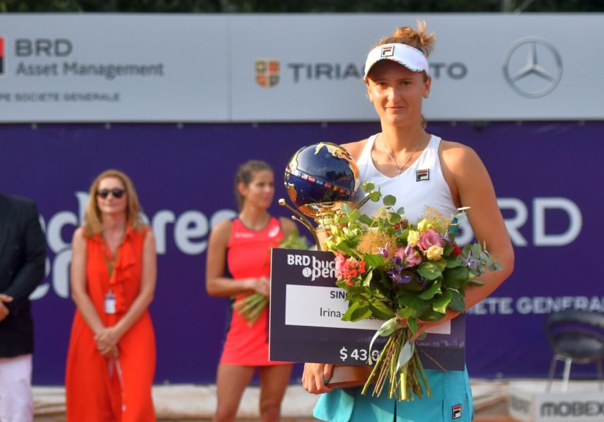 FOTO Irina Begu a câştigat trofeul BRD Bucharest Open » Prima reacţie 