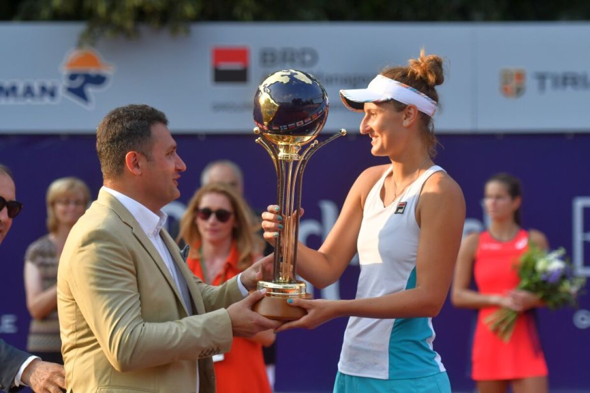 FOTO Irina Begu a câştigat trofeul BRD Bucharest Open » Prima reacţie 