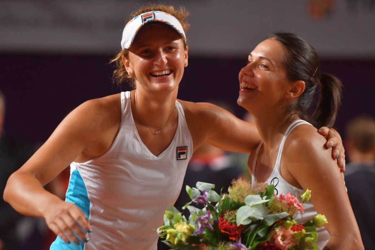 Bucurie dublă » Irina Begu şi Raluca Olaru au câştigat trofeul BRD Bucharest Open în proba de dublu