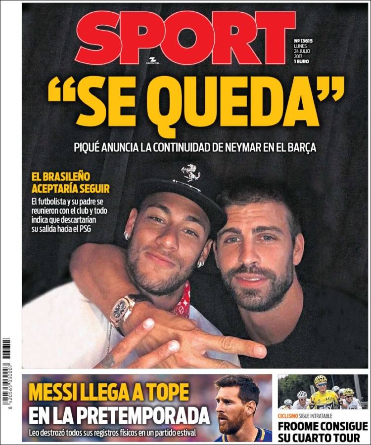 Ce scriu azi ziarele de sport din lume (24 iulie 2017)