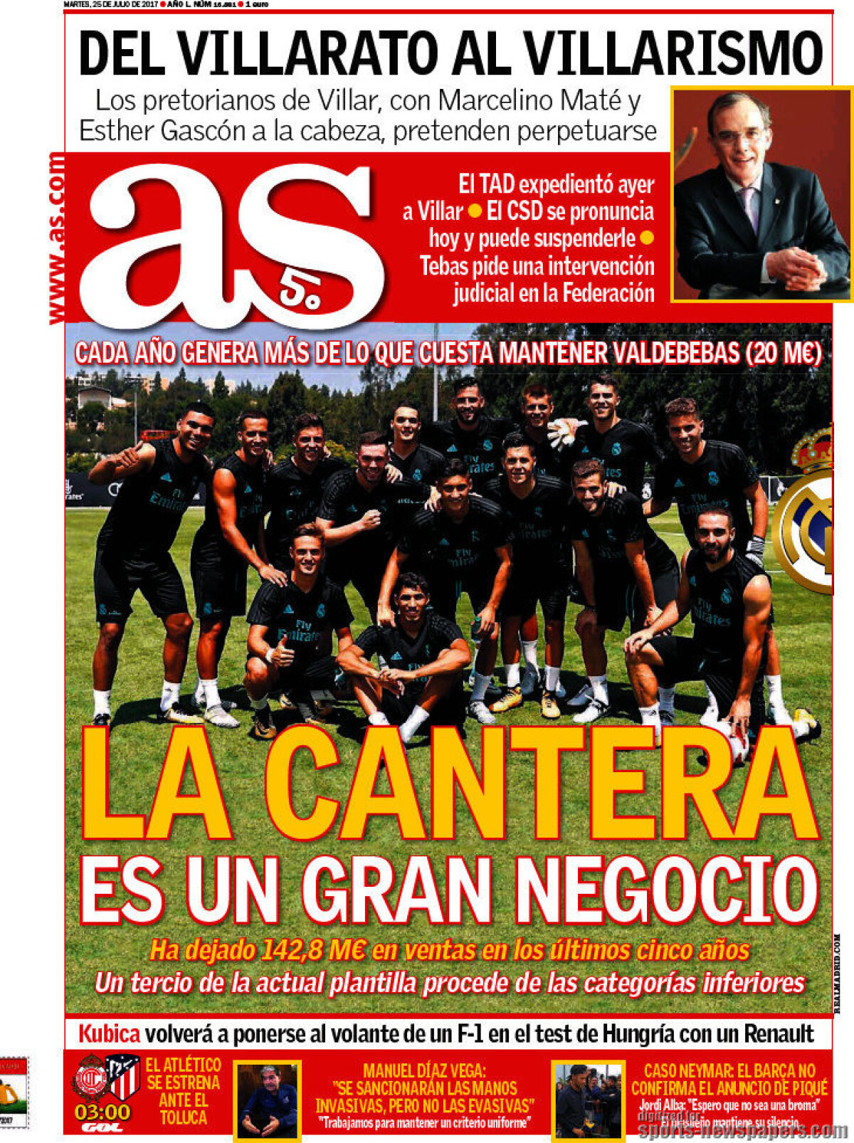 Ce scriu azi ziarele de sport din lume (25 iulie 2017)