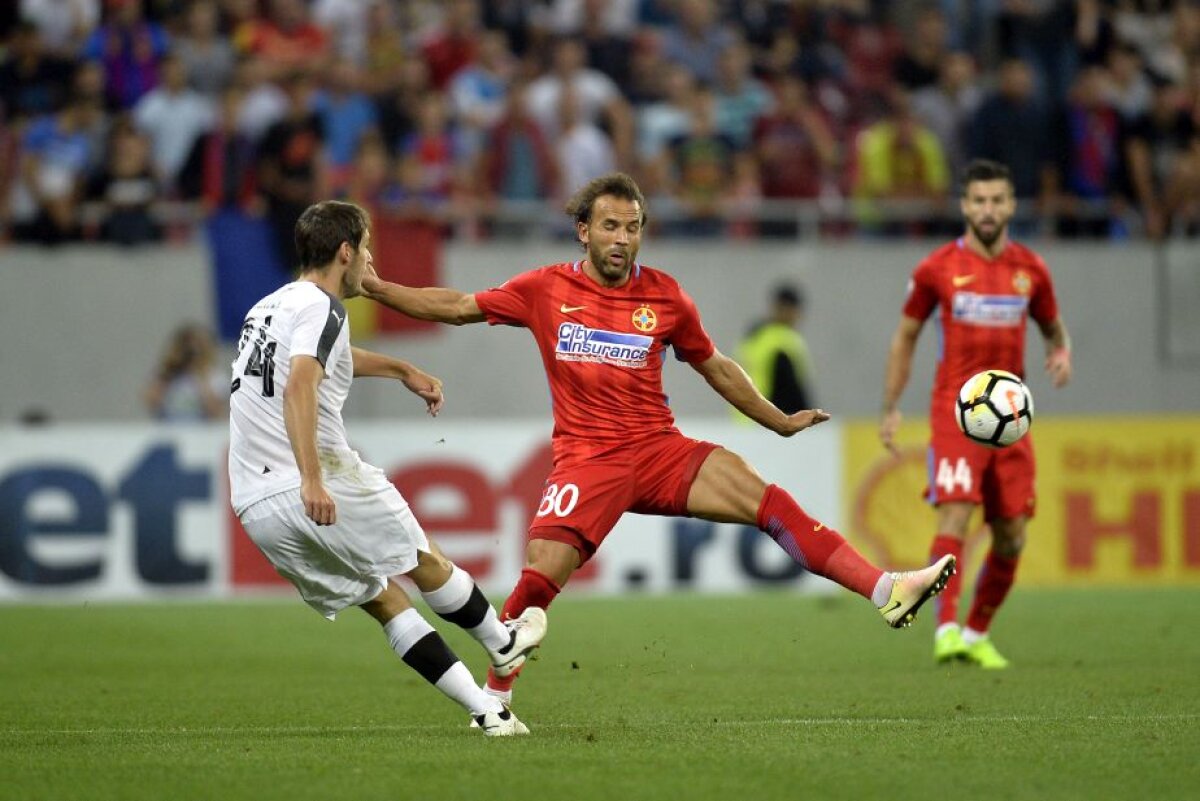 VIDEO + FOTO » FCSB - Viktoria Plzen 2-2 » Totul se decide în Cehia » Budescu și Teixera eroii, fundașii au fost "groparii"