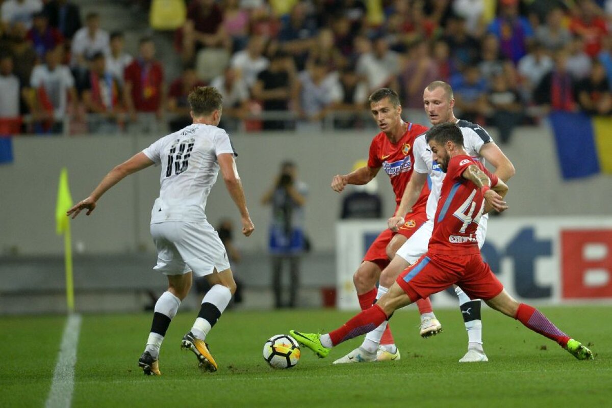 VIDEO + FOTO » FCSB - Viktoria Plzen 2-2 » Totul se decide în Cehia » Budescu și Teixera eroii, fundașii au fost "groparii"