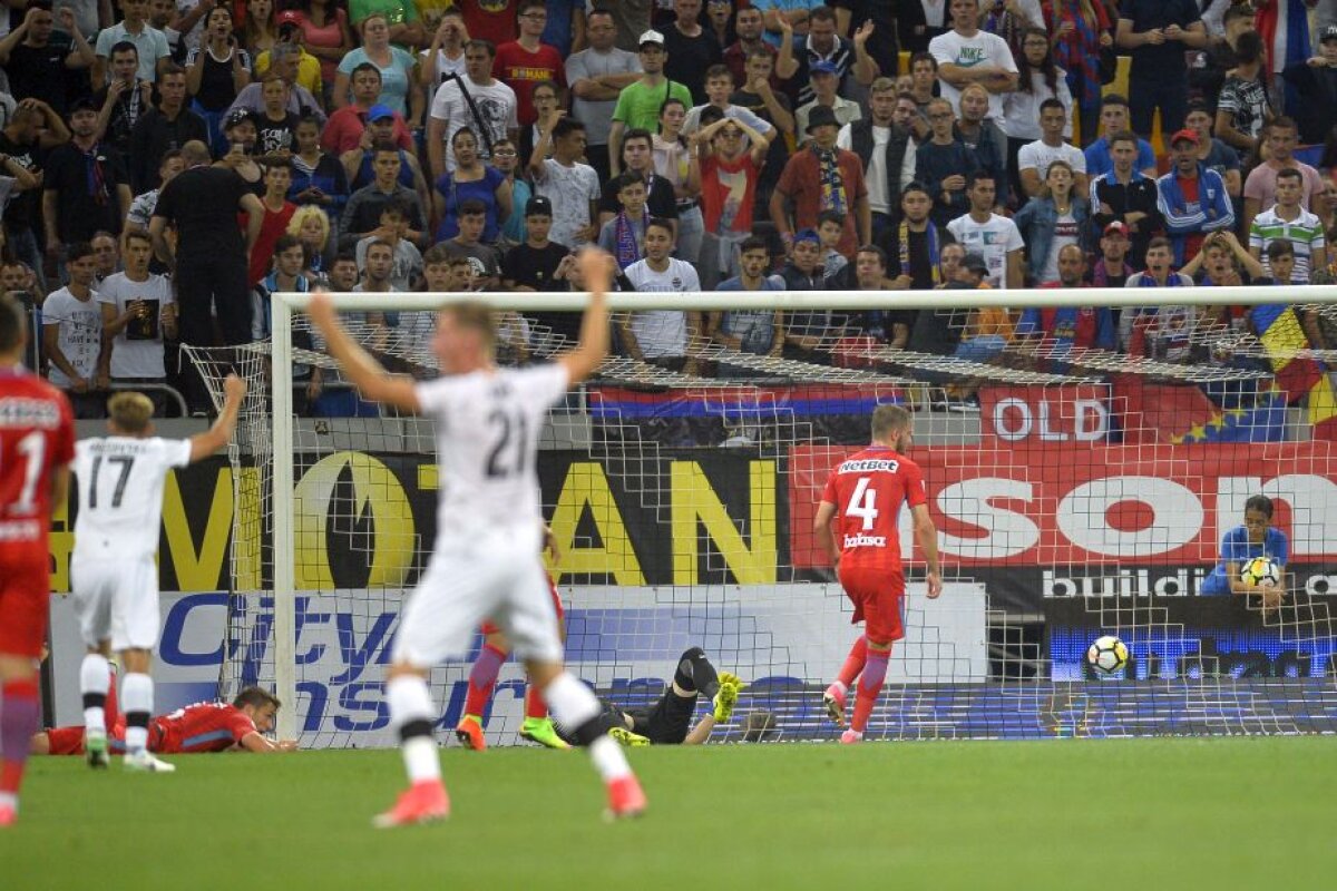 VIDEO + FOTO » FCSB - Viktoria Plzen 2-2 » Totul se decide în Cehia » Budescu și Teixera eroii, fundașii au fost "groparii"