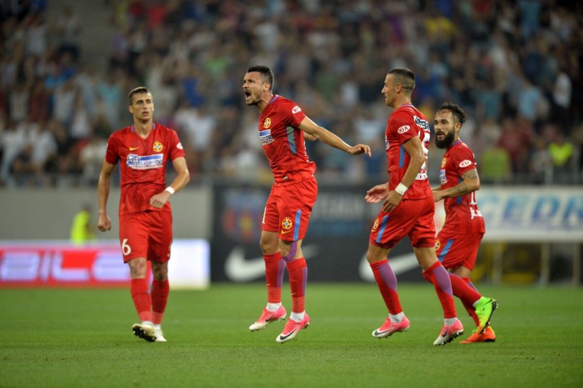 VIDEO + FOTO » FCSB - Viktoria Plzen 2-2 » Totul se decide în Cehia » Budescu și Teixera eroii, fundașii au fost "groparii"