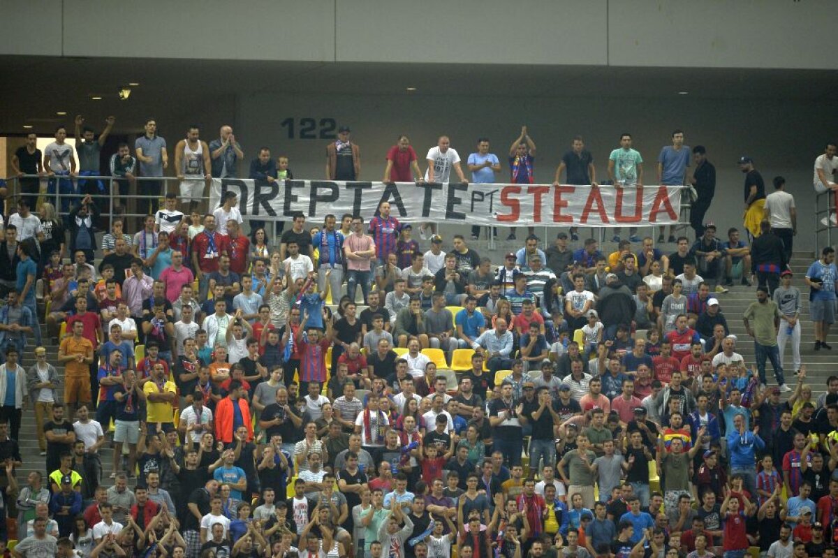 GALERIE FOTO Atmosferă spectaculoasă la FCSB - Viktoria Plzen » "Asta e singura Steaua din fotbalul românesc!" » Câți fani au venit la meci