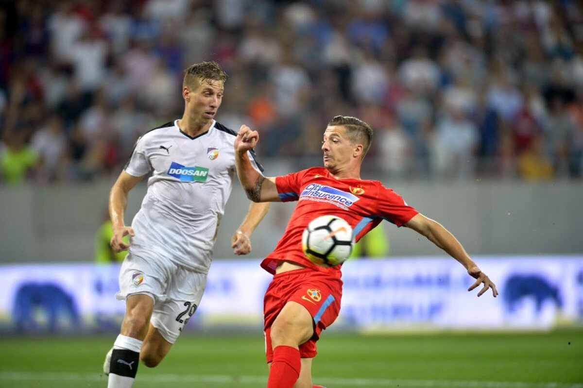 VIDEO + FOTO » FCSB - Viktoria Plzen 2-2 » Totul se decide în Cehia » Budescu și Teixera eroii, fundașii au fost "groparii"