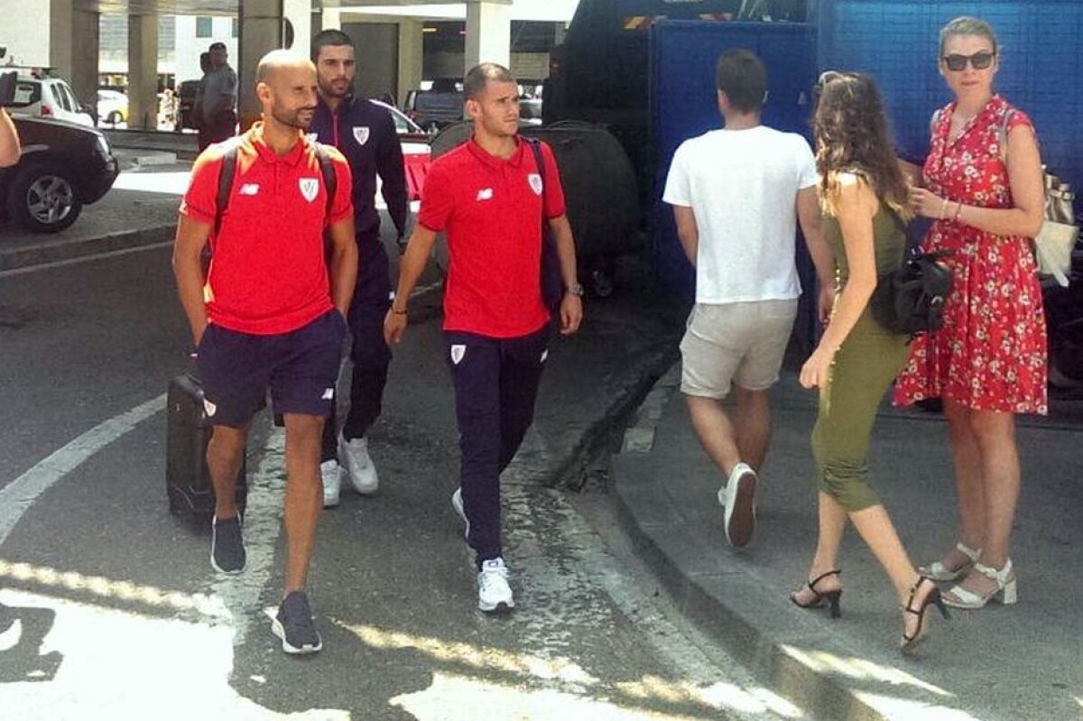 VIDEO + FOTO Jucătorii de la Bilbao au ajuns la București » Fanii basci sunt siguri: "Vom învinge"