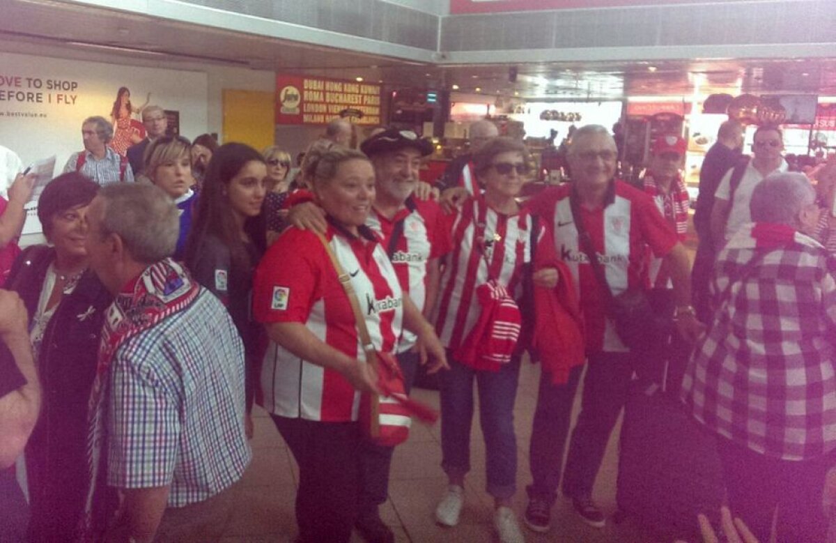 VIDEO + FOTO Jucătorii de la Bilbao au ajuns la București » Fanii basci sunt siguri: "Vom învinge"
