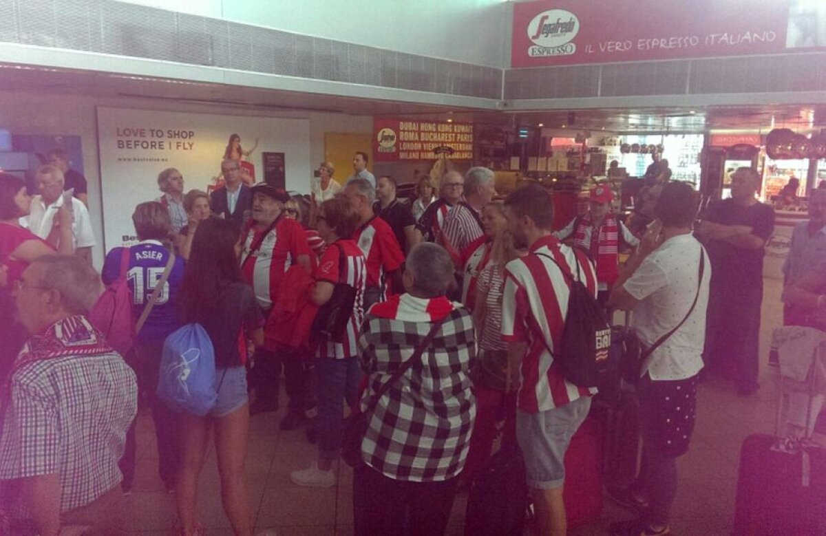 VIDEO + FOTO Jucătorii de la Bilbao au ajuns la București » Fanii basci sunt siguri: "Vom învinge"