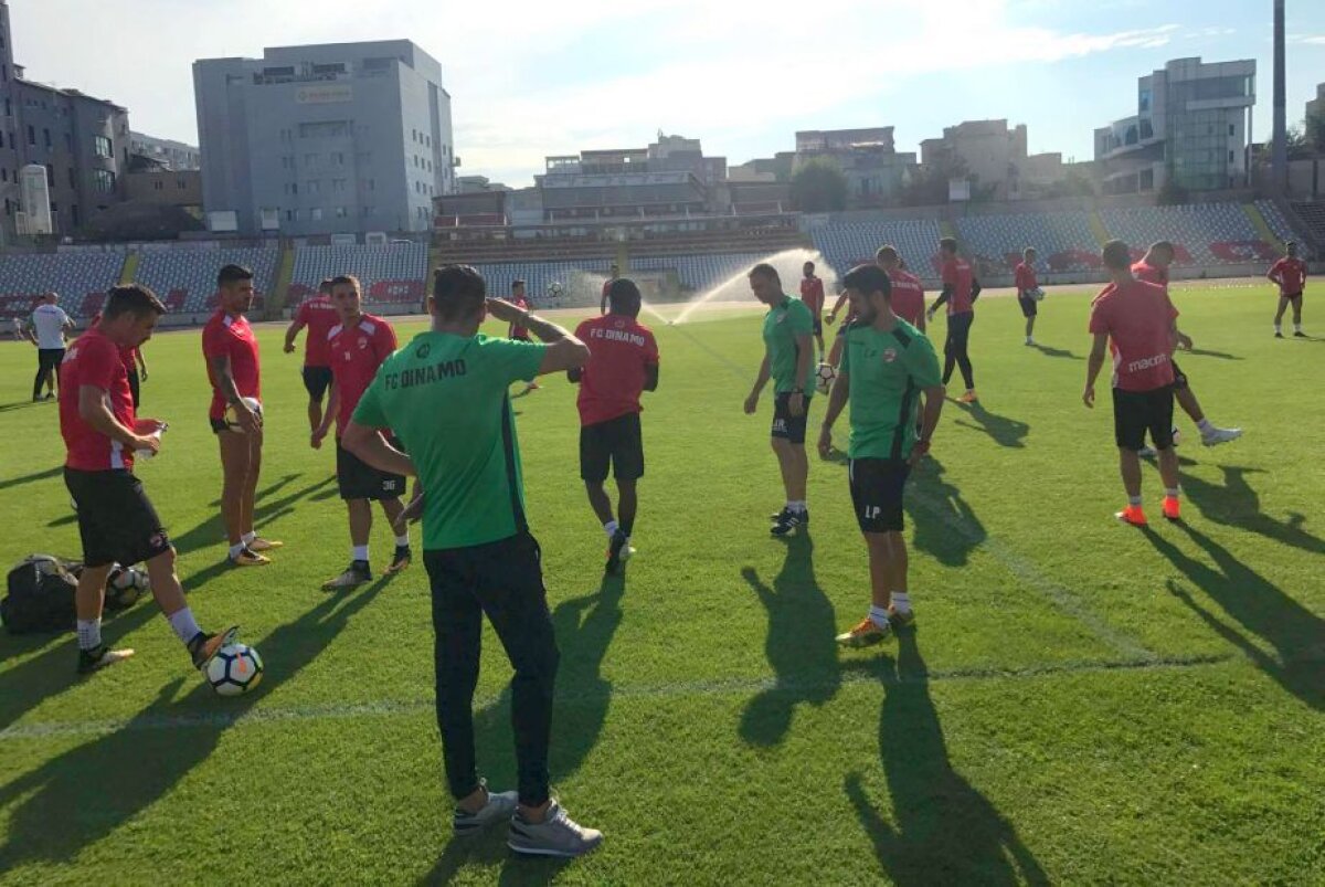 VIDEO+FOTO Dinamoviștii, la antrenamentul oficial înainte de Bilbao » Cum a reacționat Filip când a fost întrebat de eventuala plecare