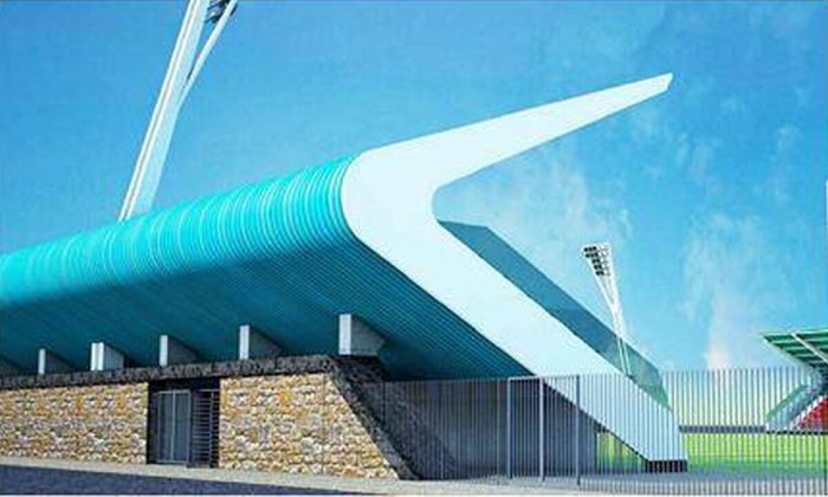 FOTO Un nou stadion din România se va reabilita: "Va beneficia de două tribune principale, nocturnă, hotel"