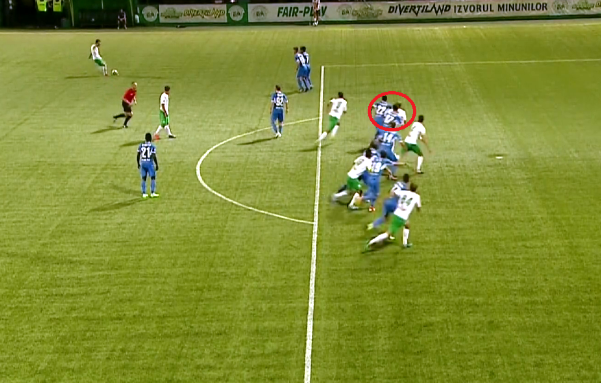 FOTO Concordiei Chiajna i-a fost anulat un gol cu Poli Iași » Ilfovenii au protestat, dar decizia n-a mai fost schimbată