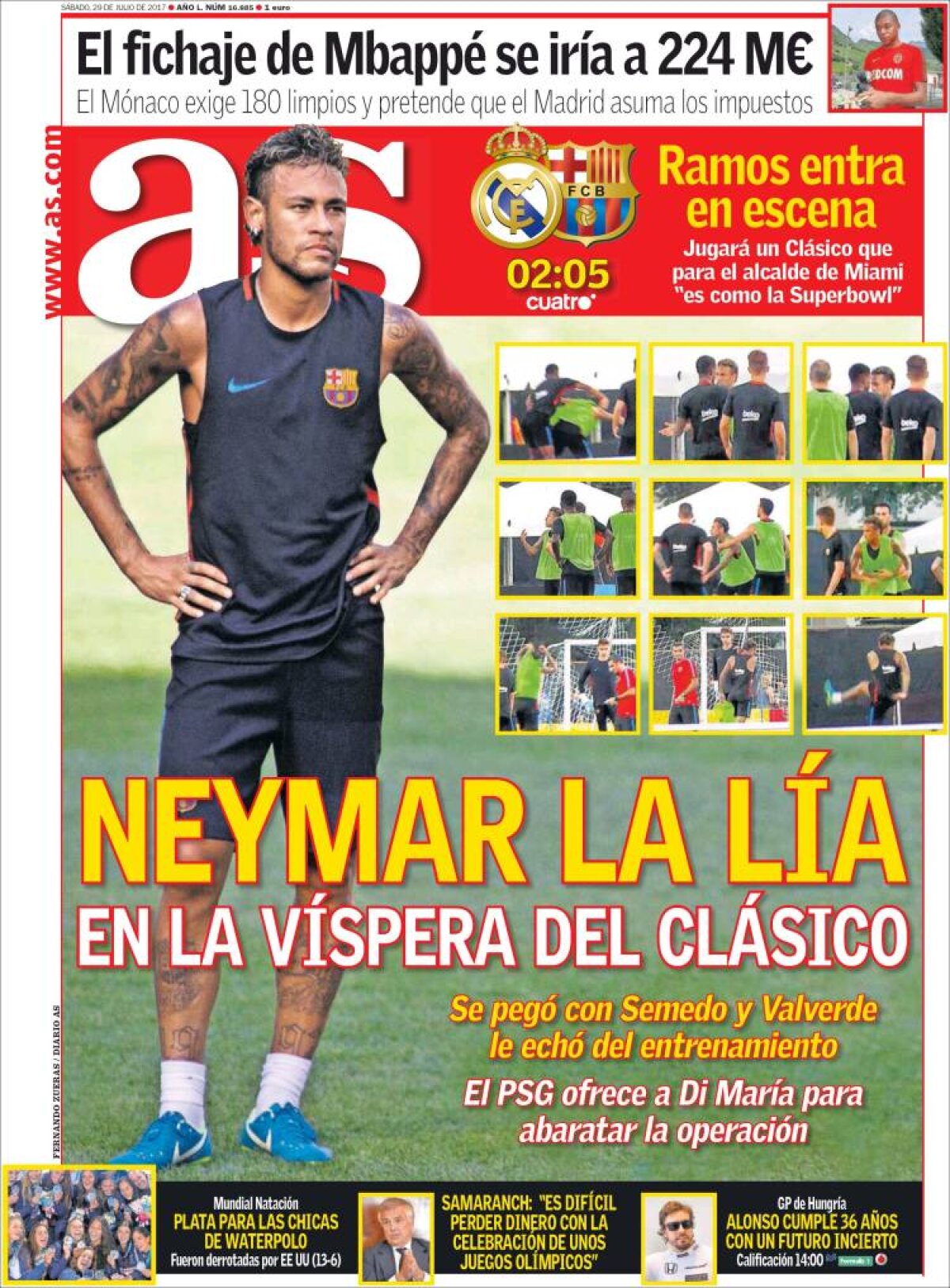 Ce scriu azi ziarele de sport din lume (29 iulie 2017)