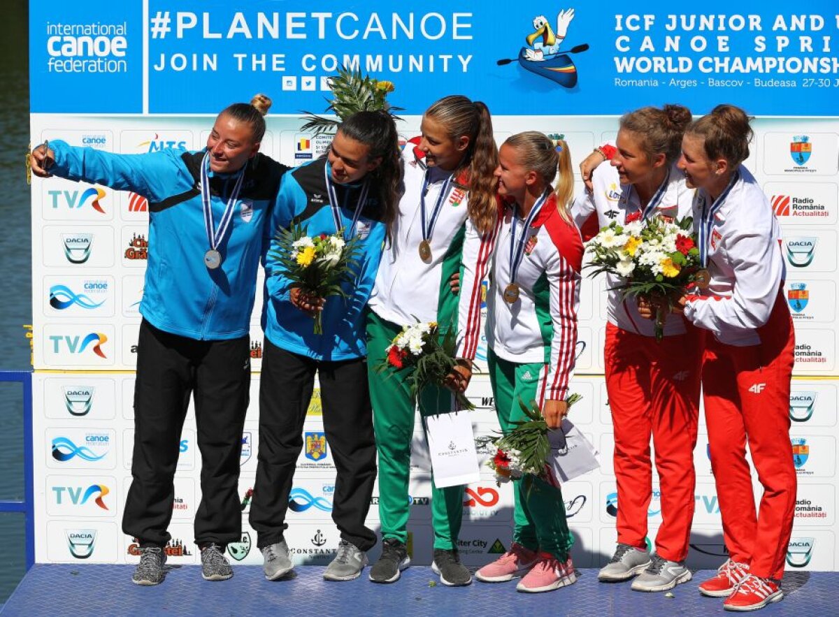 FOTO Trei medalii pentru România la Mondialele de kaiac-canoe de la Bascov