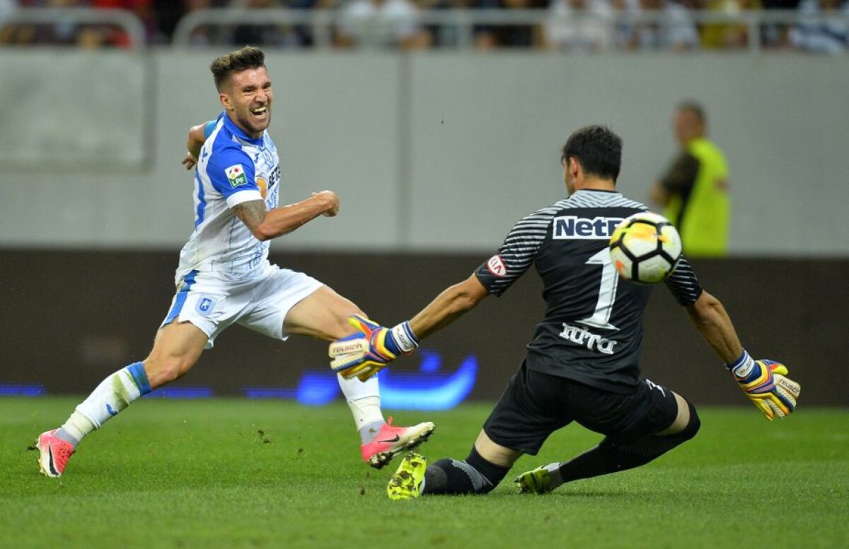 VIDEO+FOTO » O repriză, un punct! FCSB - CSU Craiova 1-1, echipa lui Dică suferă fără Budescu și Alibec » Primul pas greșit făcut de roș-albaștri