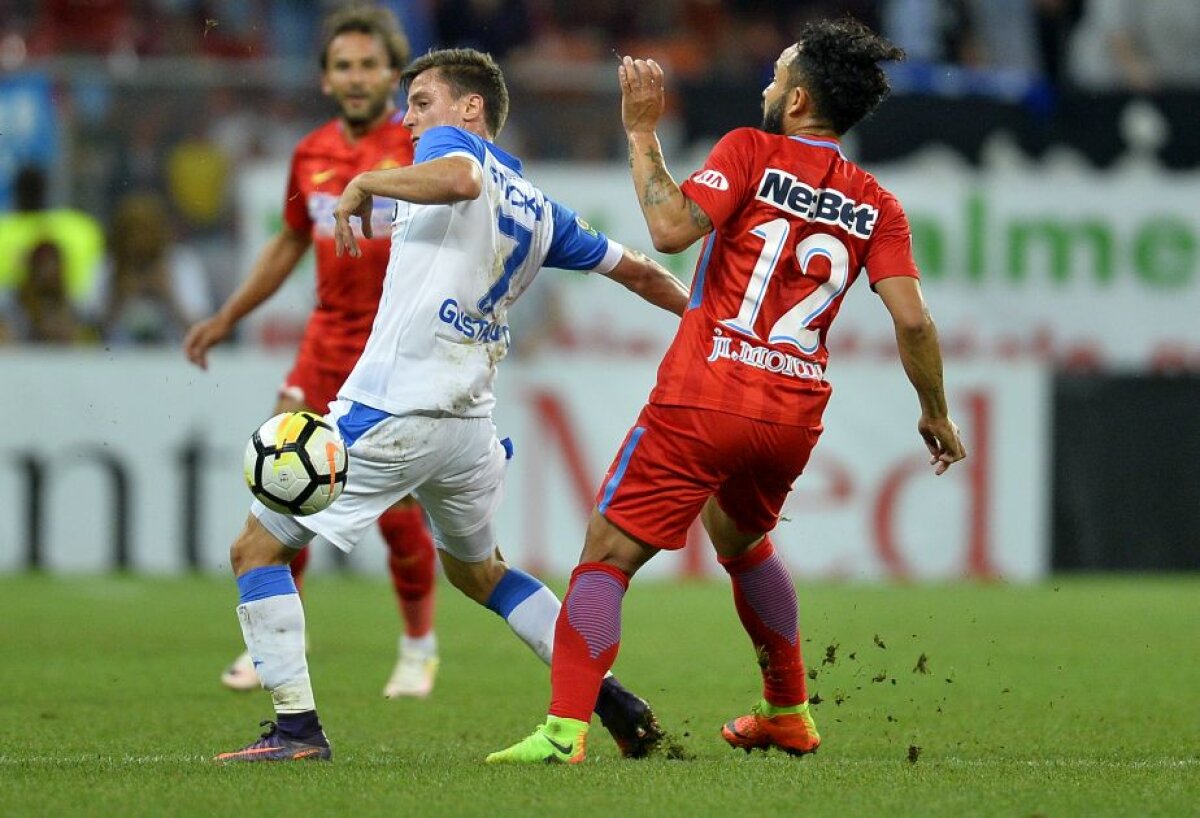 VIDEO+FOTO » O repriză, un punct! FCSB - CSU Craiova 1-1, echipa lui Dică suferă fără Budescu și Alibec » Primul pas greșit făcut de roș-albaștri