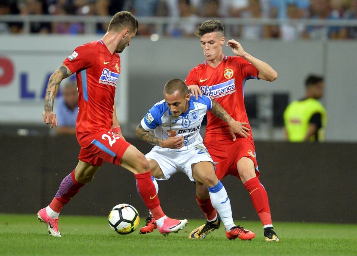 VIDEO+FOTO » O repriză, un punct! FCSB - CSU Craiova 1-1, echipa lui Dică suferă fără Budescu și Alibec » Primul pas greșit făcut de roș-albaștri