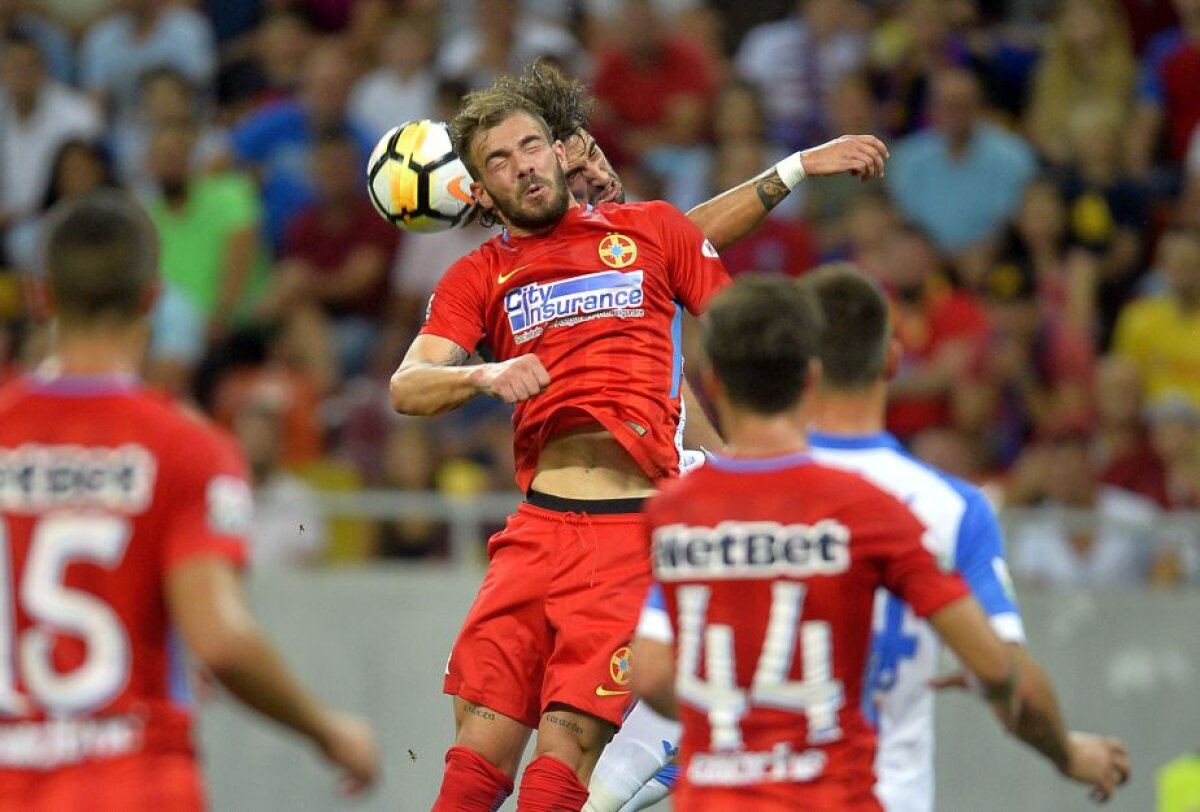 VIDEO+FOTO » O repriză, un punct! FCSB - CSU Craiova 1-1, echipa lui Dică suferă fără Budescu și Alibec » Primul pas greșit făcut de roș-albaștri