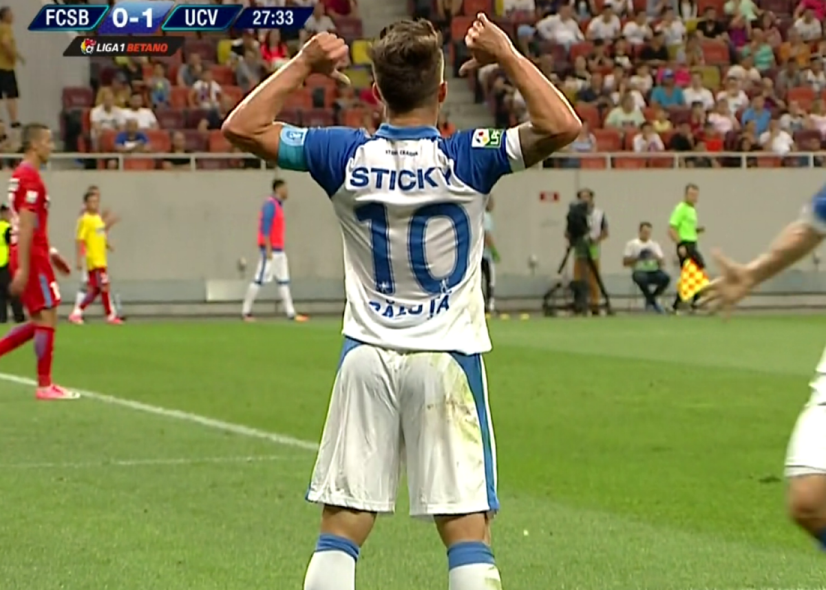 VIDEO+FOTO #AB10 » Băluță a executat-o pe FCSB și apoi s-a bucurat în stilul lui Cristiano Ronaldo!