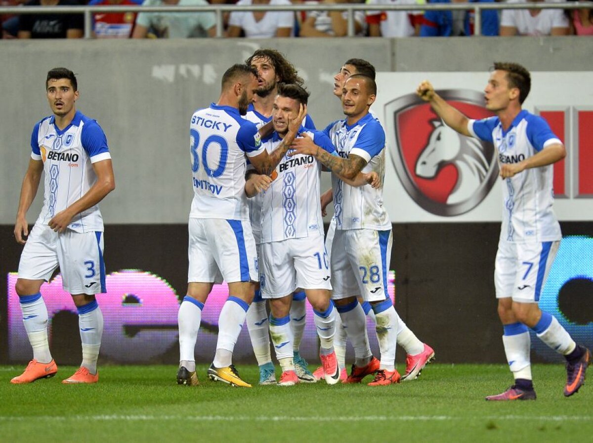 VIDEO+FOTO » O repriză, un punct! FCSB - CSU Craiova 1-1, echipa lui Dică suferă fără Budescu și Alibec » Primul pas greșit făcut de roș-albaștri