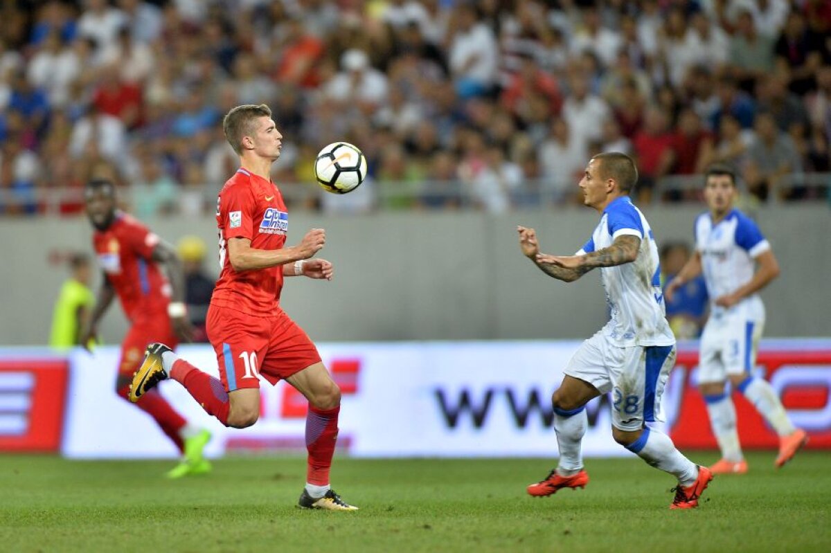 VIDEO+FOTO » O repriză, un punct! FCSB - CSU Craiova 1-1, echipa lui Dică suferă fără Budescu și Alibec » Primul pas greșit făcut de roș-albaștri
