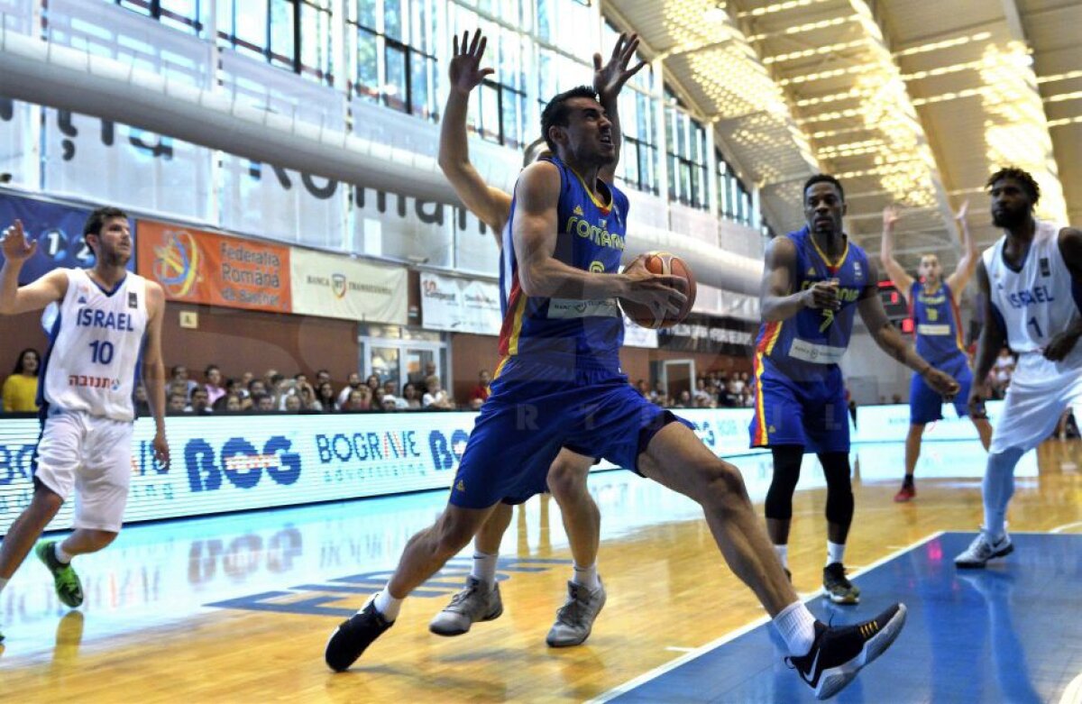 FOTO Naționala de baschet masculin a pierdut și al doilea amical împotriva celor din Israel 